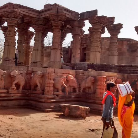 Omkareshwar Jyotirlinga temple on Mandhata island in the Narmada