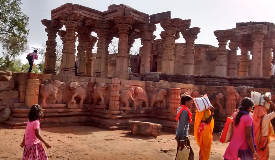 Omkareshwar Jyotirlinga temple on Mandhata island in the Narmada
