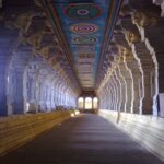 Rameshwaram Temple Timings 2026: Darshan Hours, 22 Theertham Ritual, Spatika Lingam, Dress Code and Dhanushkodi The pillared corridor of Ramanathaswamy Temple, Rameswaram