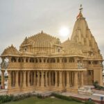 12 Jyotirlingas: Complete List with Locations, Nearest Cities, What Makes Each Different, and How to Group Them Into Trips Aerial view of Somnath, the first of the twelve Jyotirlingas