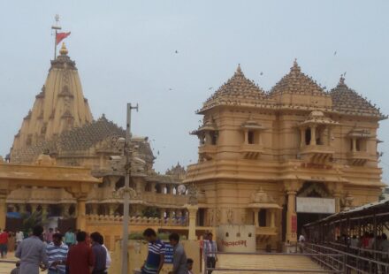 Somnath Temple on the Saurashtra coast, Gujarat