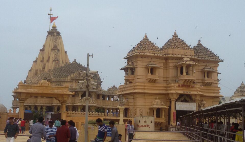 Somnath Temple on the Saurashtra coast, Gujarat